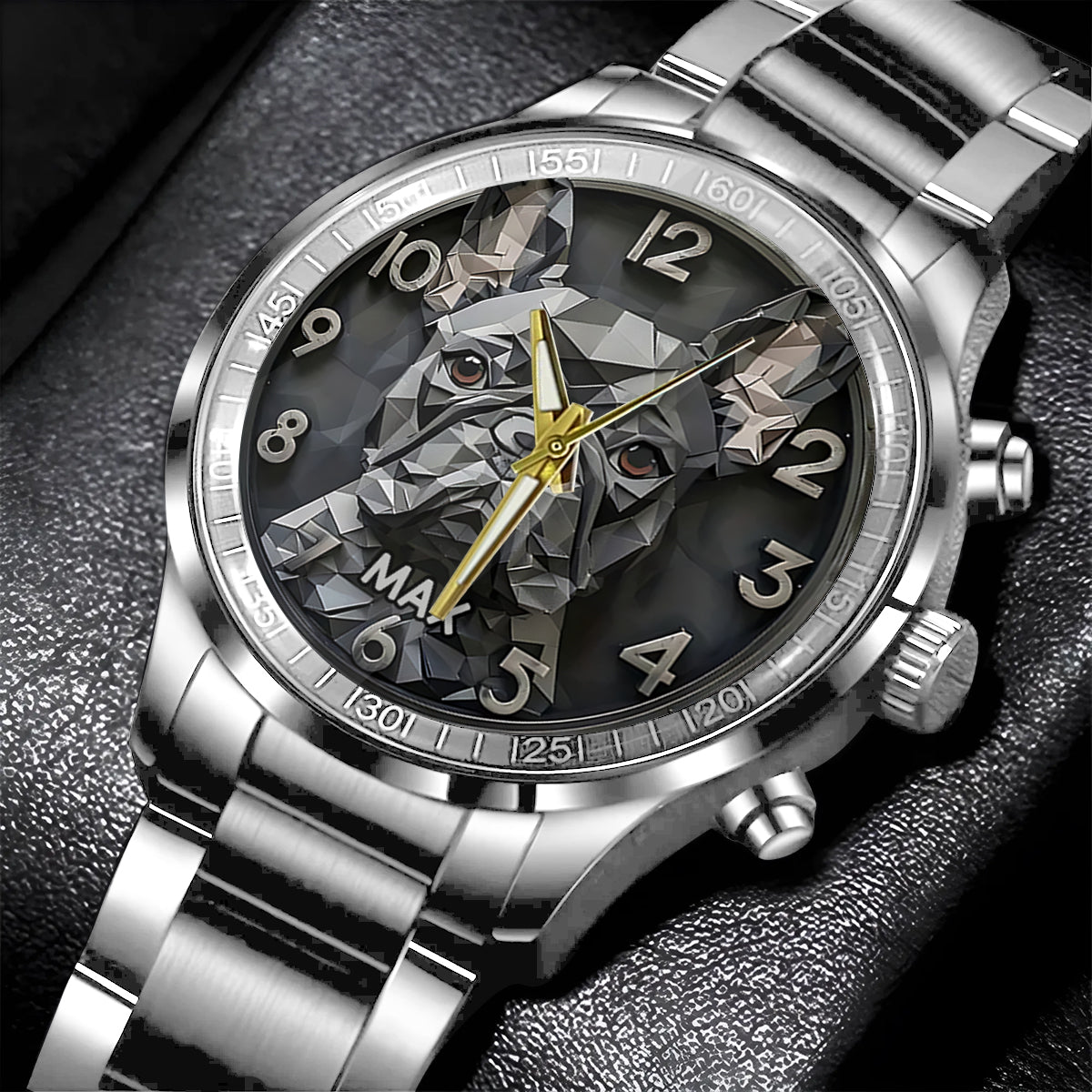 Montre personnalisée Bouledogue français - Montre à main Bouledogue français stylée