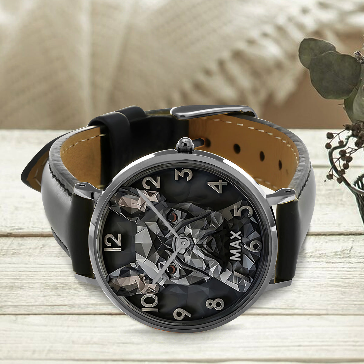 Montre personnalisée Bouledogue français - Montre à main Bouledogue français stylée