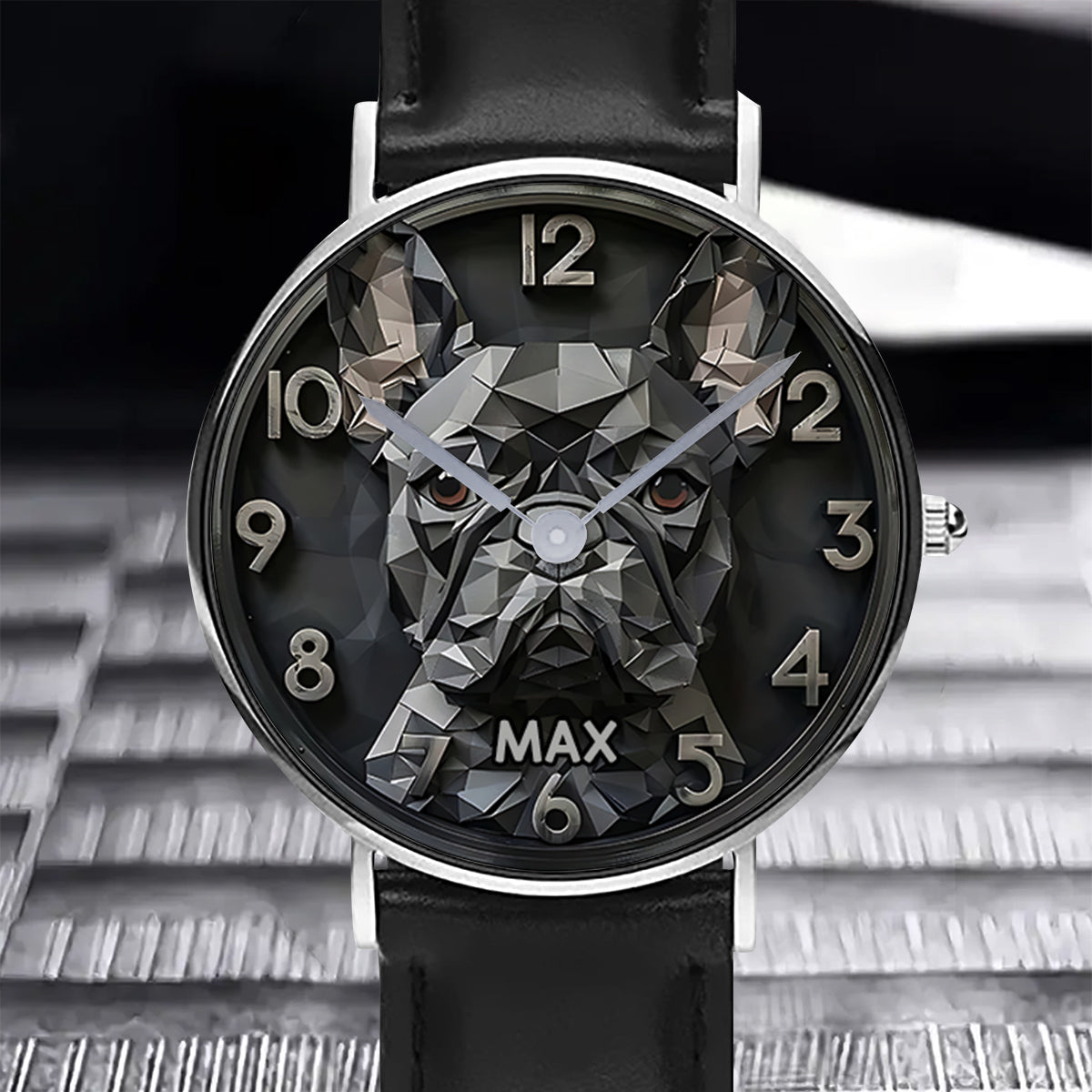 Montre personnalisée Bouledogue français - Montre à main Bouledogue français stylée
