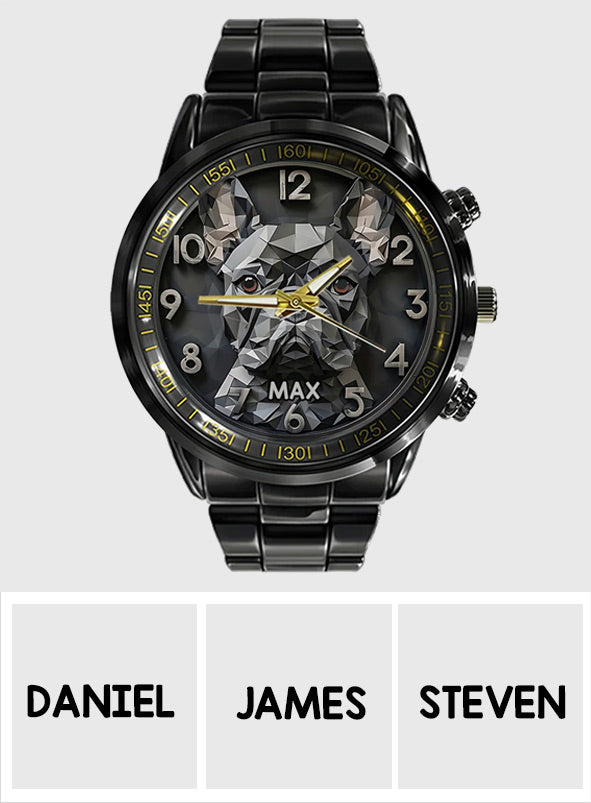 Montre personnalisée Bouledogue français - Montre à main Bouledogue français stylée