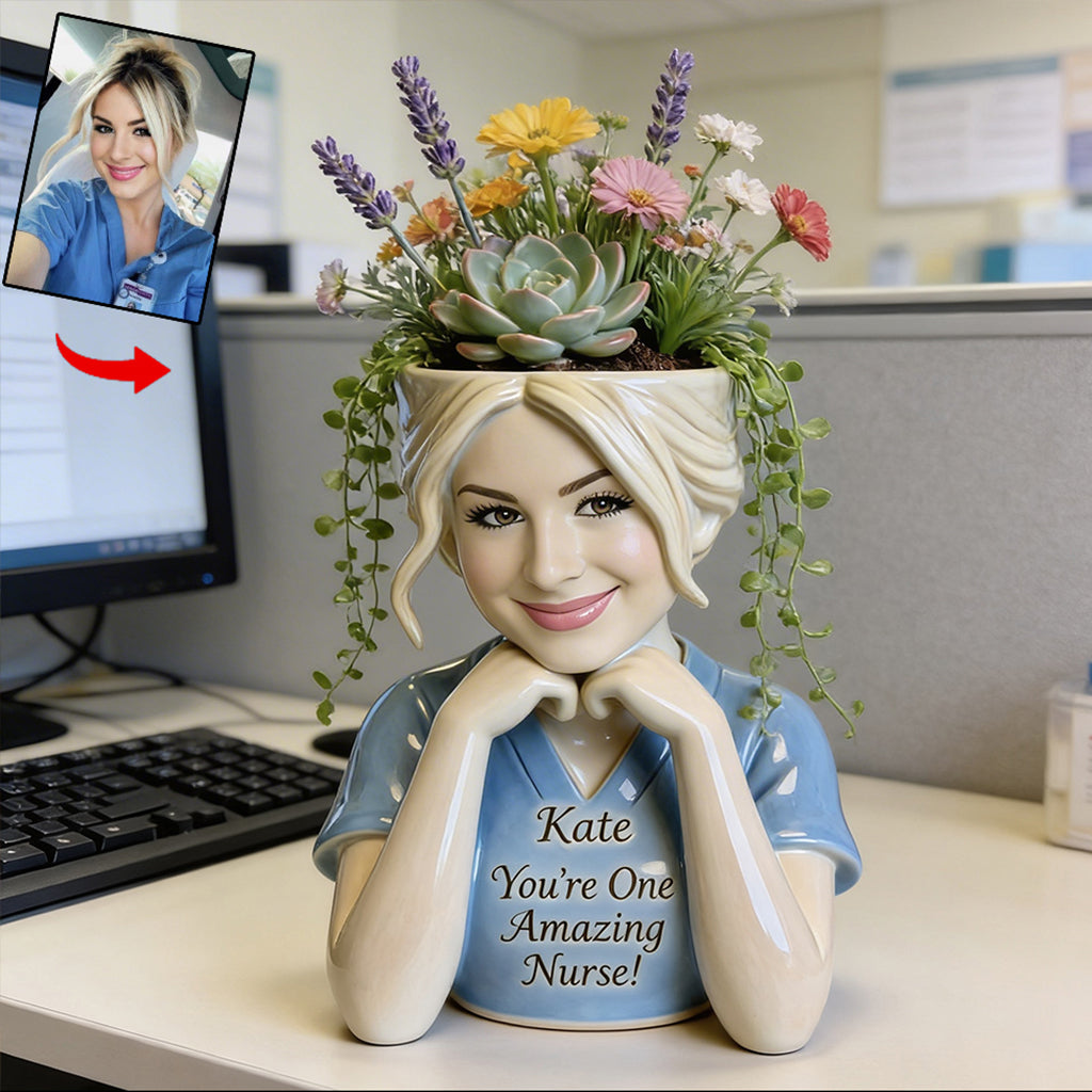 You're One Amazing Nurse - Personalized Nurse Acrylic Pot