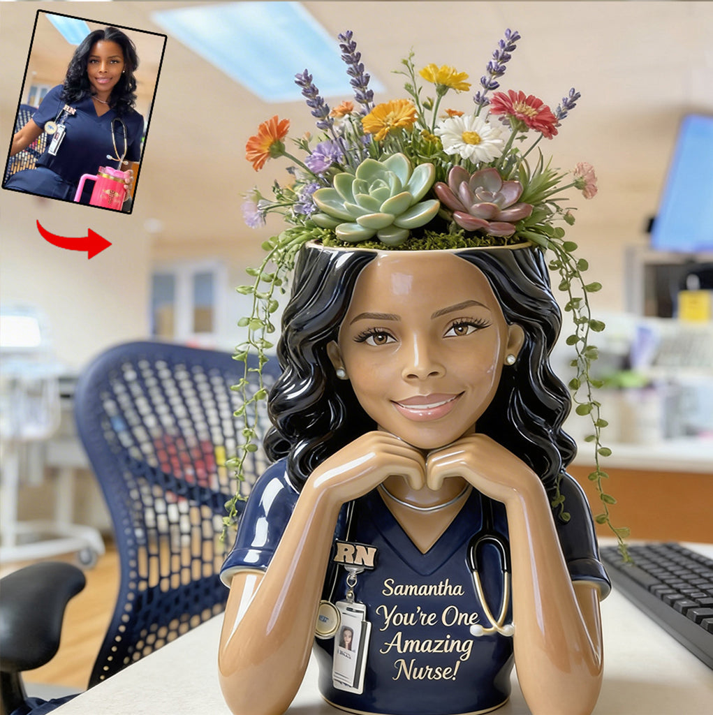 You're One Amazing Nurse - Personalized Nurse Acrylic Pot