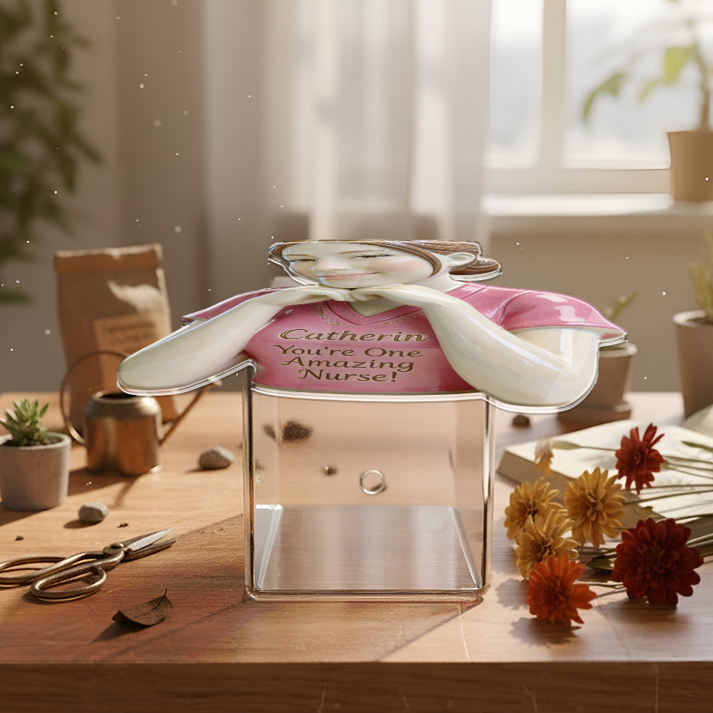 You're One Amazing Nurse - Personalized Nurse Acrylic Pot