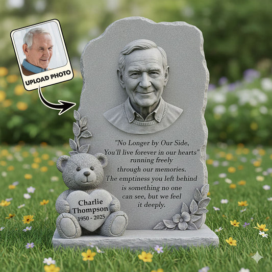 À jamais dans nos cœurs - Plaque commémorative personnalisée en acrylique pour jardin