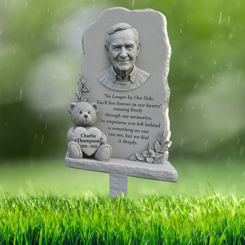 À jamais dans nos cœurs - Plaque commémorative personnalisée en acrylique pour jardin