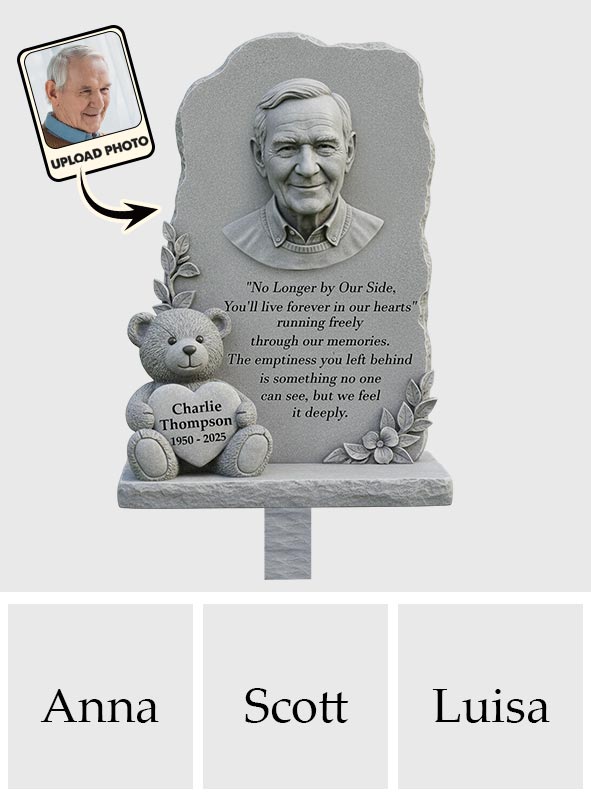 À jamais dans nos cœurs - Plaque commémorative personnalisée en acrylique pour jardin