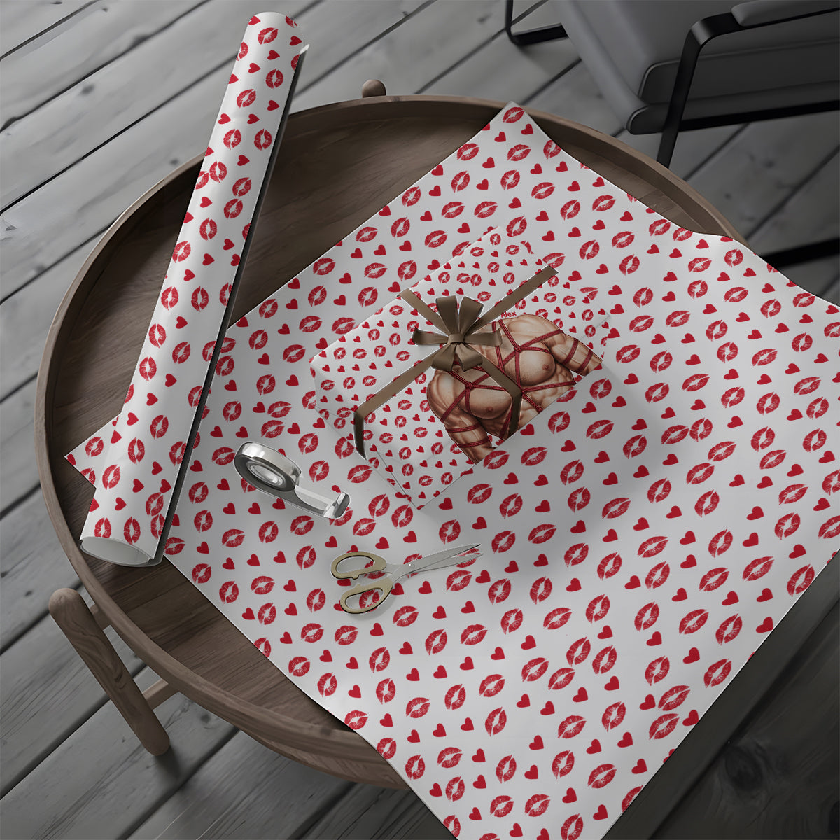 I Am Your Best Gift - Personalized Spicy Couple Wrapping Papers