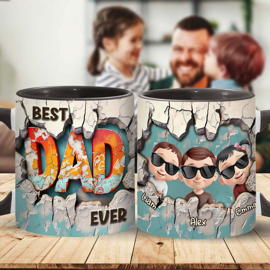 Meilleur papa du monde - Mug personnalisé « Papa idéal »