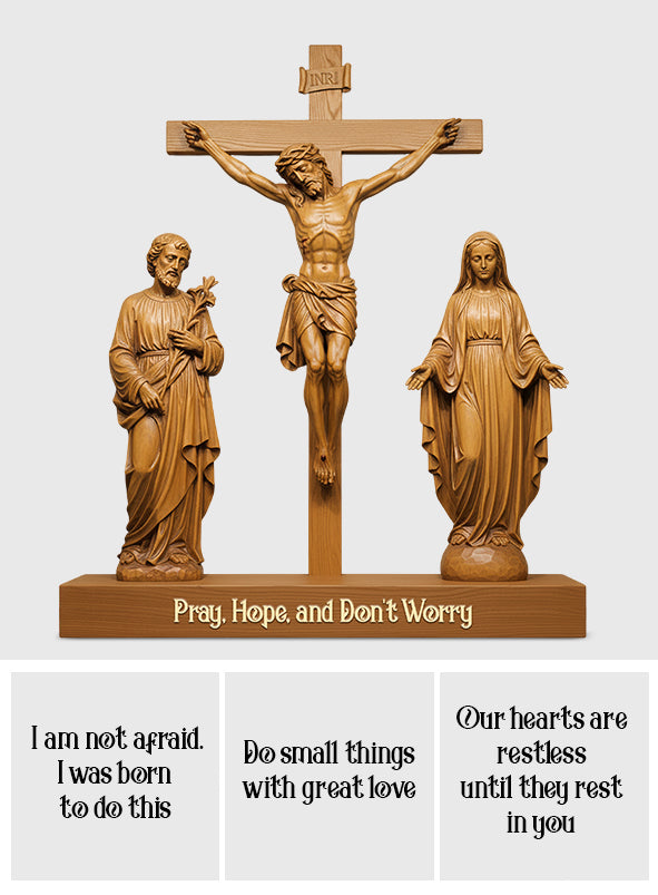 Catholique - Plaque en bois personnalisée chrétienne sur mesure