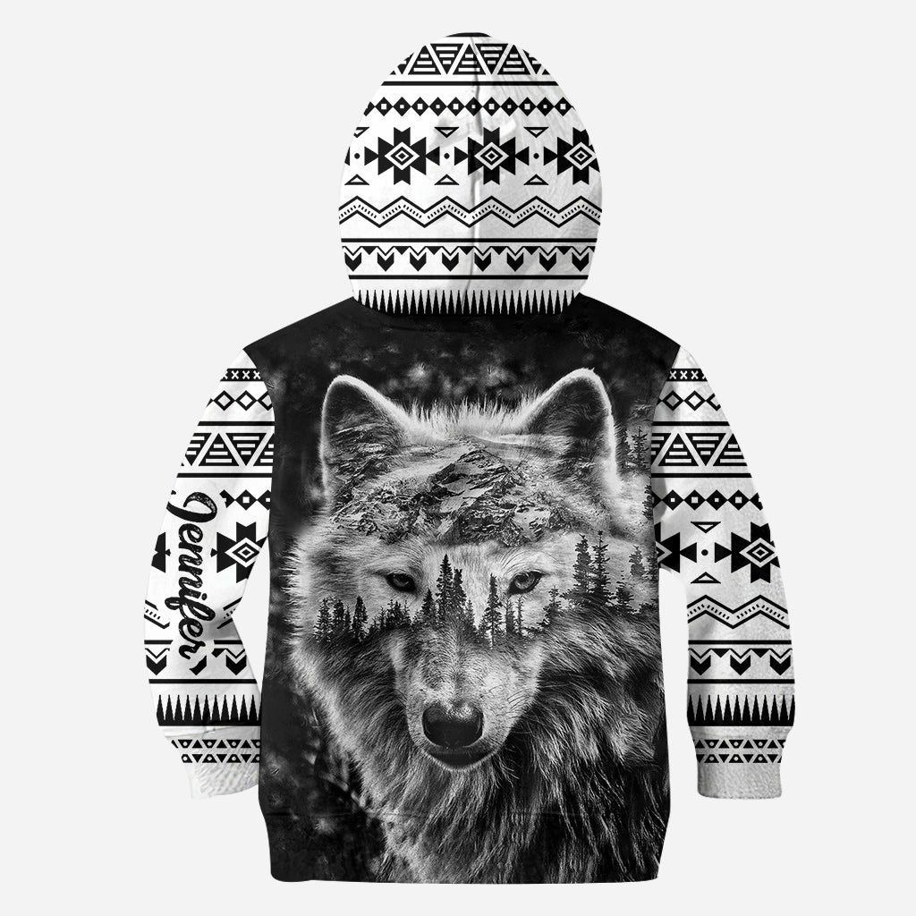 Strong Wolf - Personalized Wolf Hoodie and Leggings