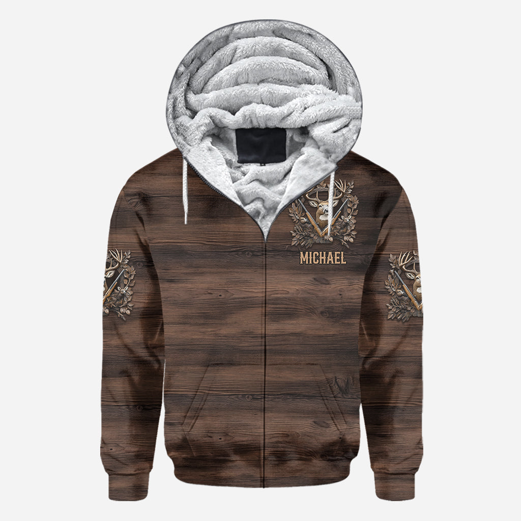 Pas de vantardise tant que tu ne traînes pas - T-shirt de chasse personnalisé intégral