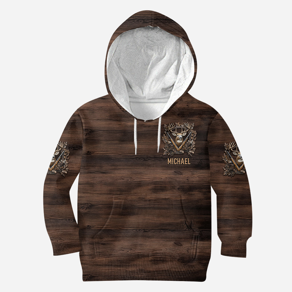 Pas de vantardise tant que tu ne traînes pas - T-shirt de chasse personnalisé intégral