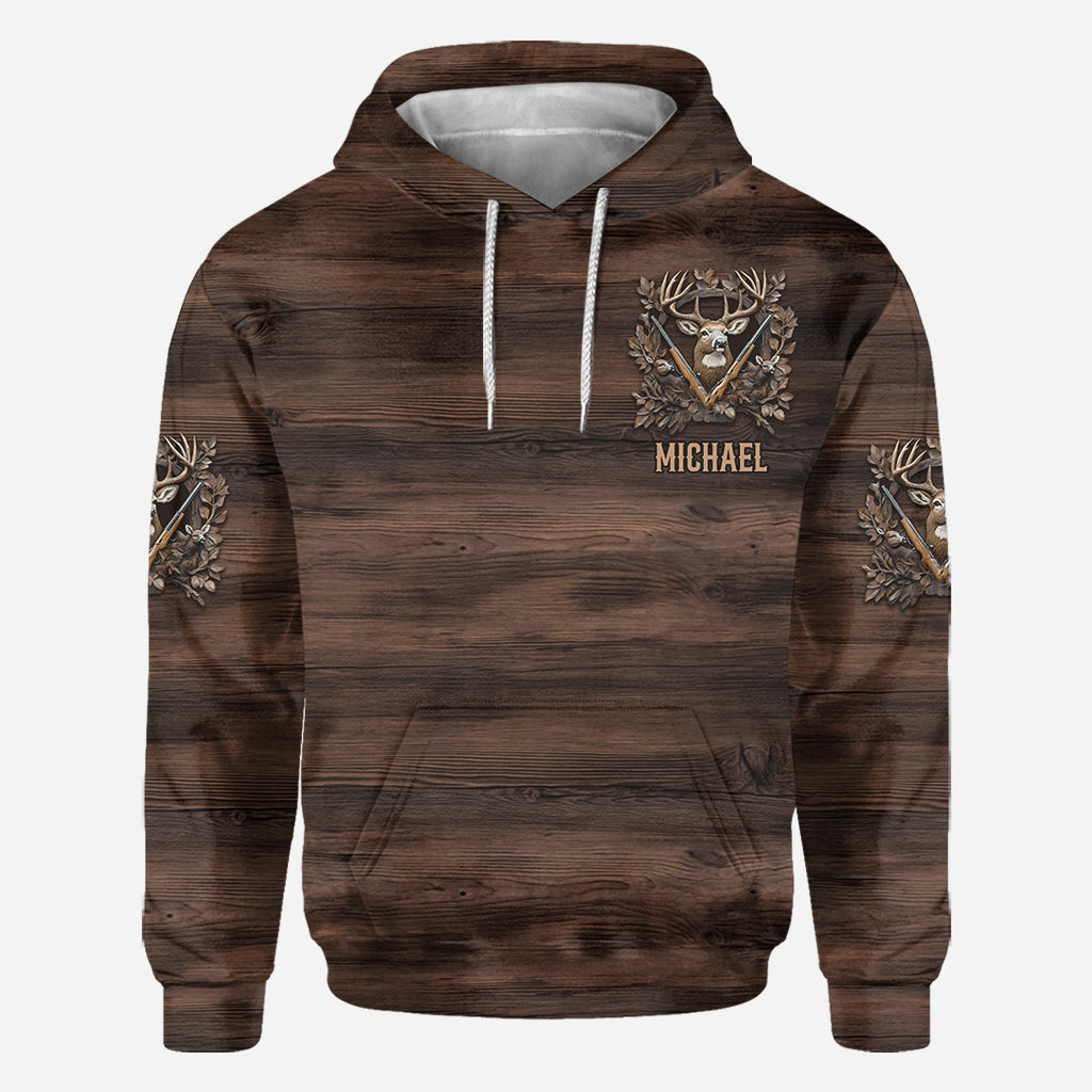 Pas de vantardise tant que tu ne traînes pas - T-shirt de chasse personnalisé intégral