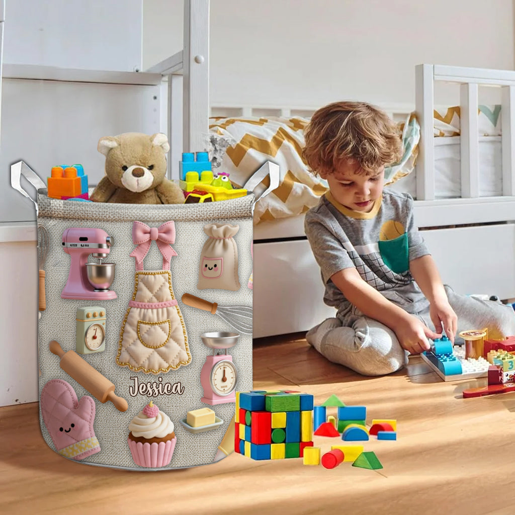 Panier de rangement idéal pour la cuisine - Panier de rangement personnalisé pour la pâtisserie