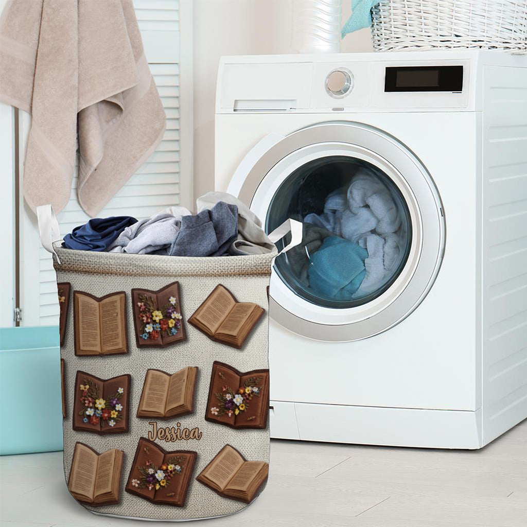 Panier de rangement pour amoureux des livres - Panier de rangement de livres personnalisé