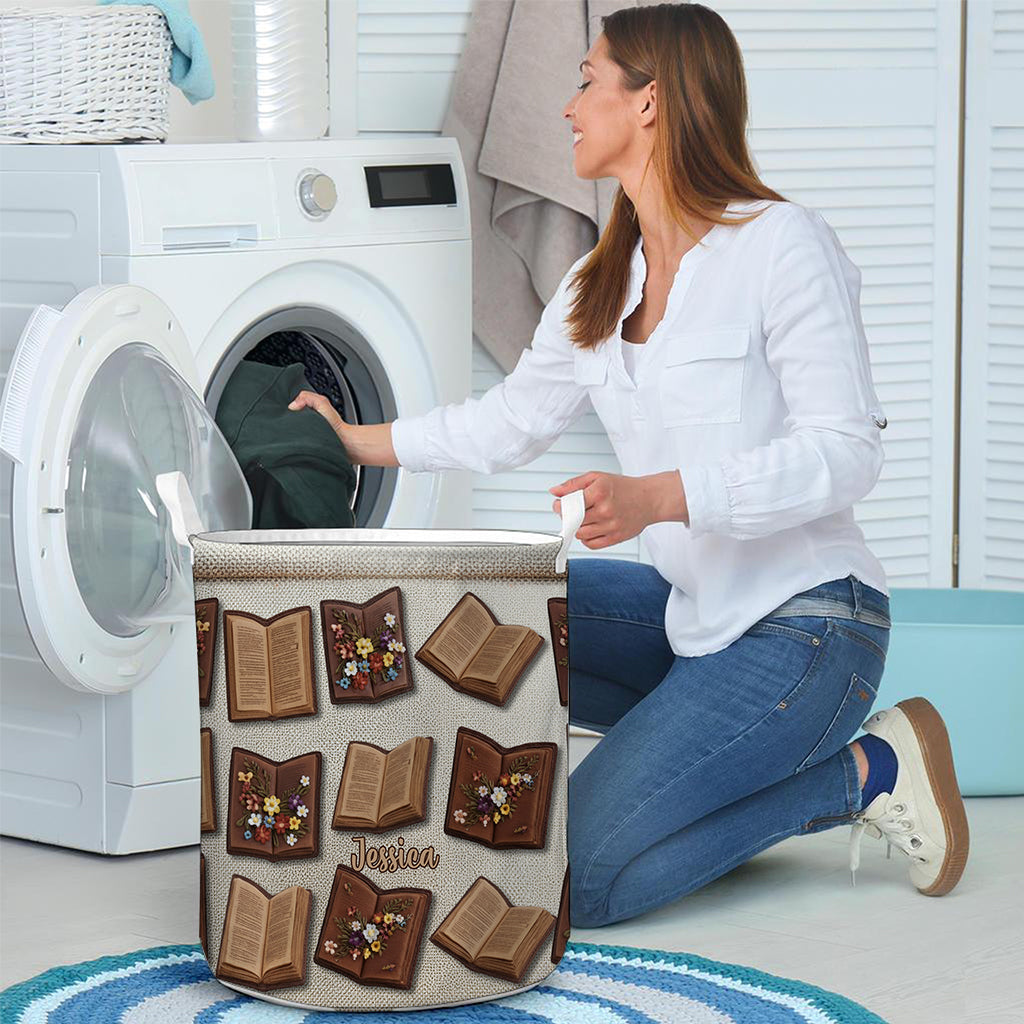 Panier de rangement pour amoureux des livres - Panier de rangement de livres personnalisé