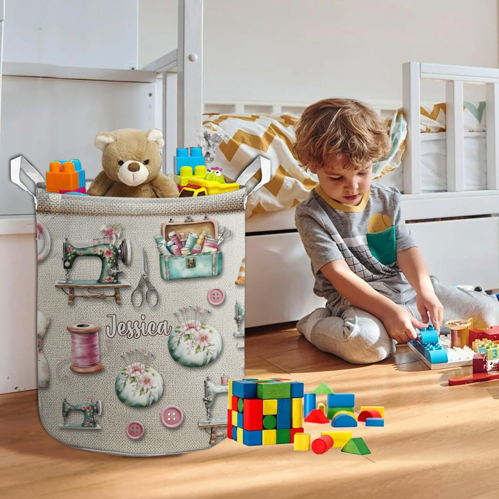 Panier de rangement pour passionnées de couture - Panier de rangement personnalisé pour la couture