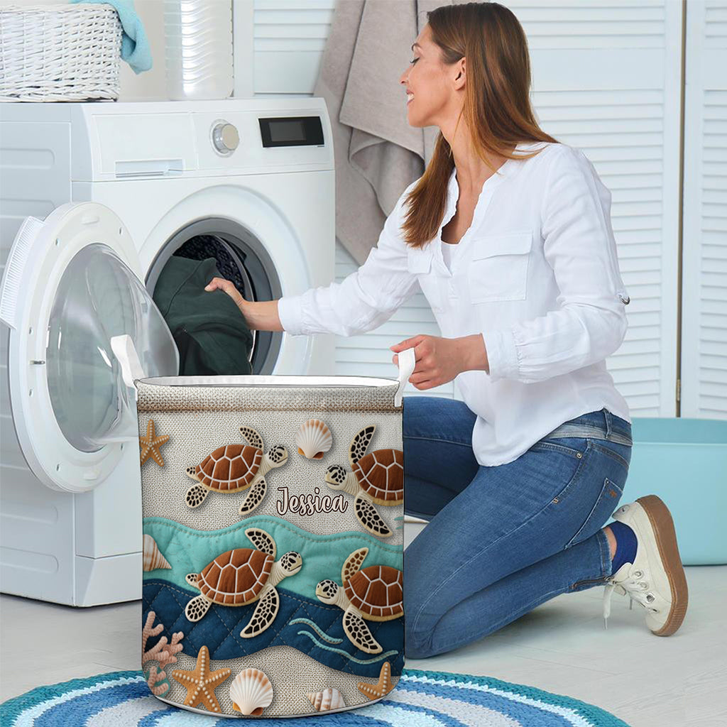 Love Turtle - Personalized Turtle Storage Basket