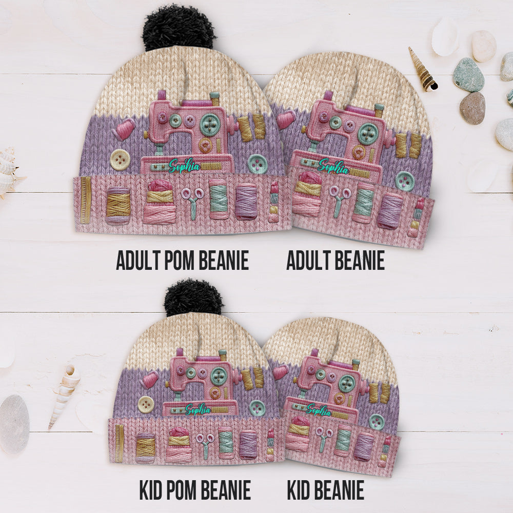 La couture, c'est ma passion - Bonnet de couture personnalisé
