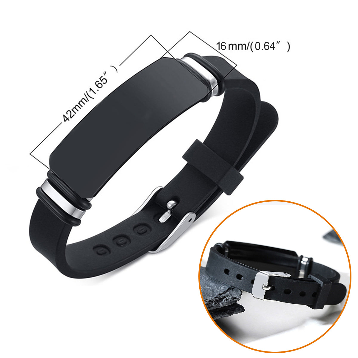 Bracelet personnalisé gravé pour père et fils/fille, meilleurs amis pour la vie - Bracelet gravé pour le père