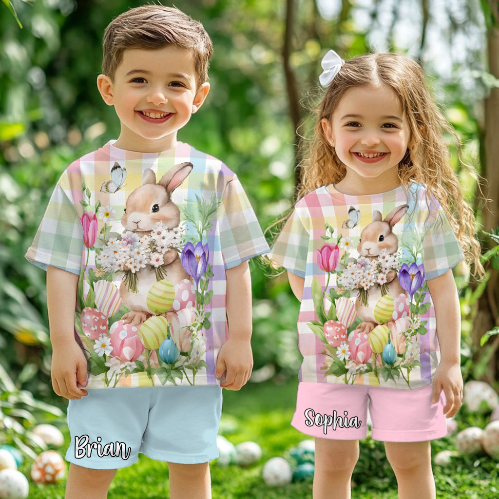 Happy Easter - Personalized Kid T-shirt & Shorts