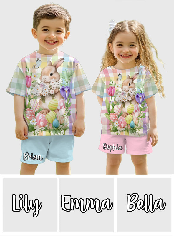 Happy Easter - Personalized Kid T-shirt & Shorts