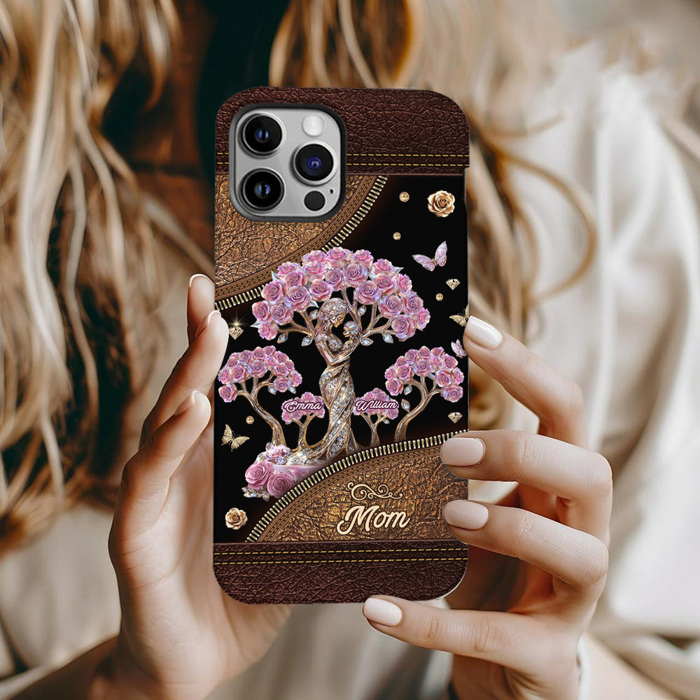 The Love Between Mother And Her Kids - Personalized Mother Full Print Phone Case