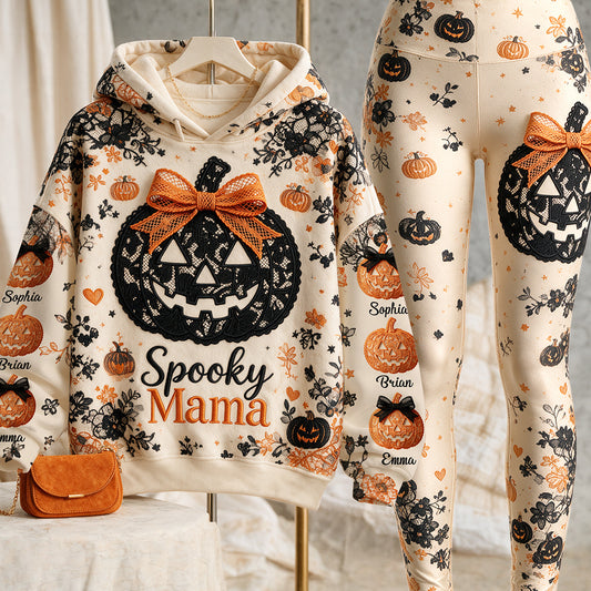 Spooky Mama - Personalized Mother Hoodie and Leggings