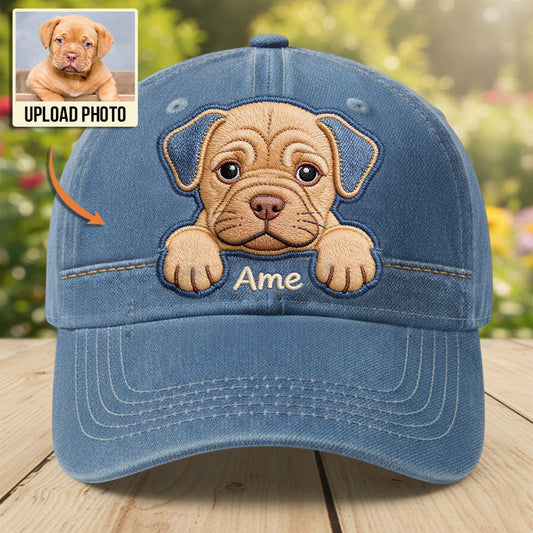 J'aime mon chien - Casquette classique personnalisée pour chien