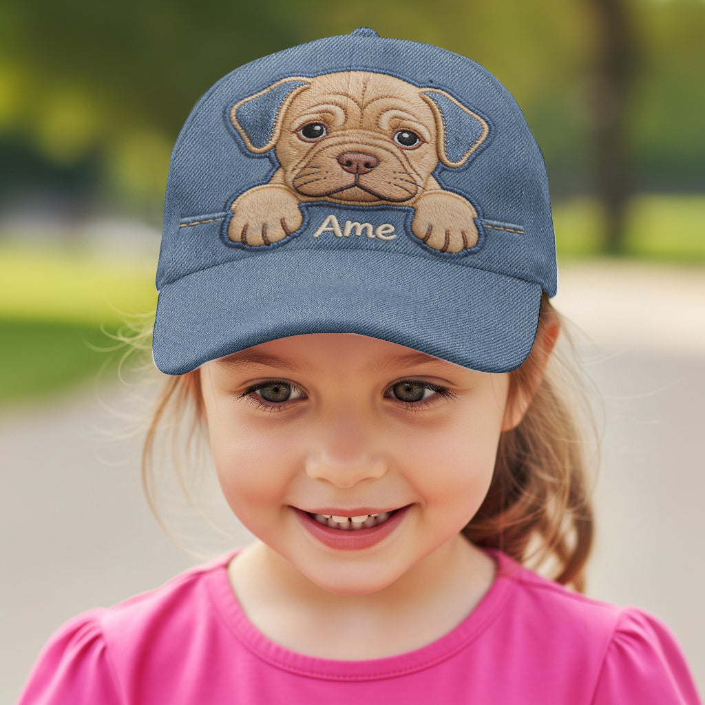 I Love My Dog - Personalized Dog Classic Cap