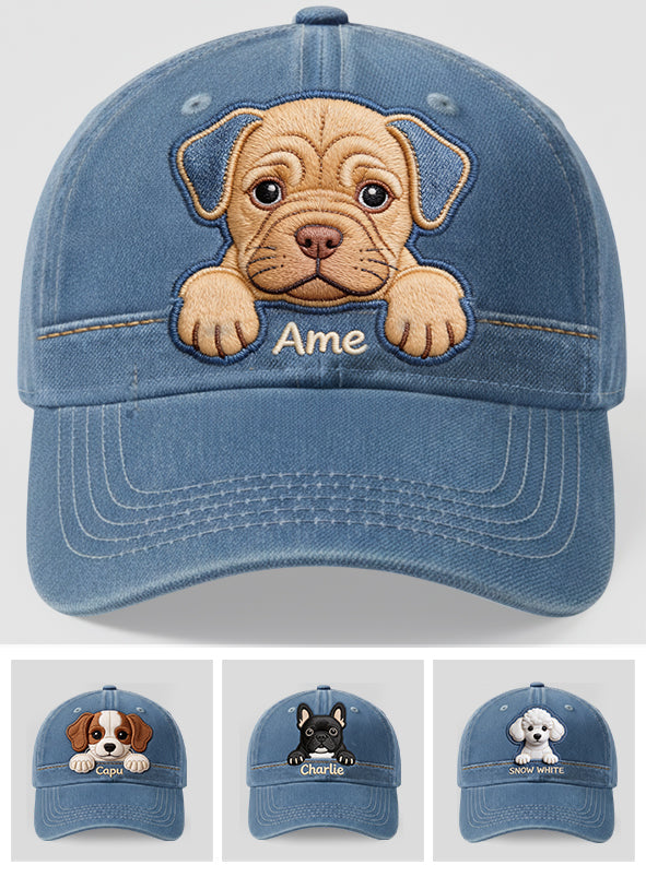 I Love My Dog - Personalized Dog Classic Cap