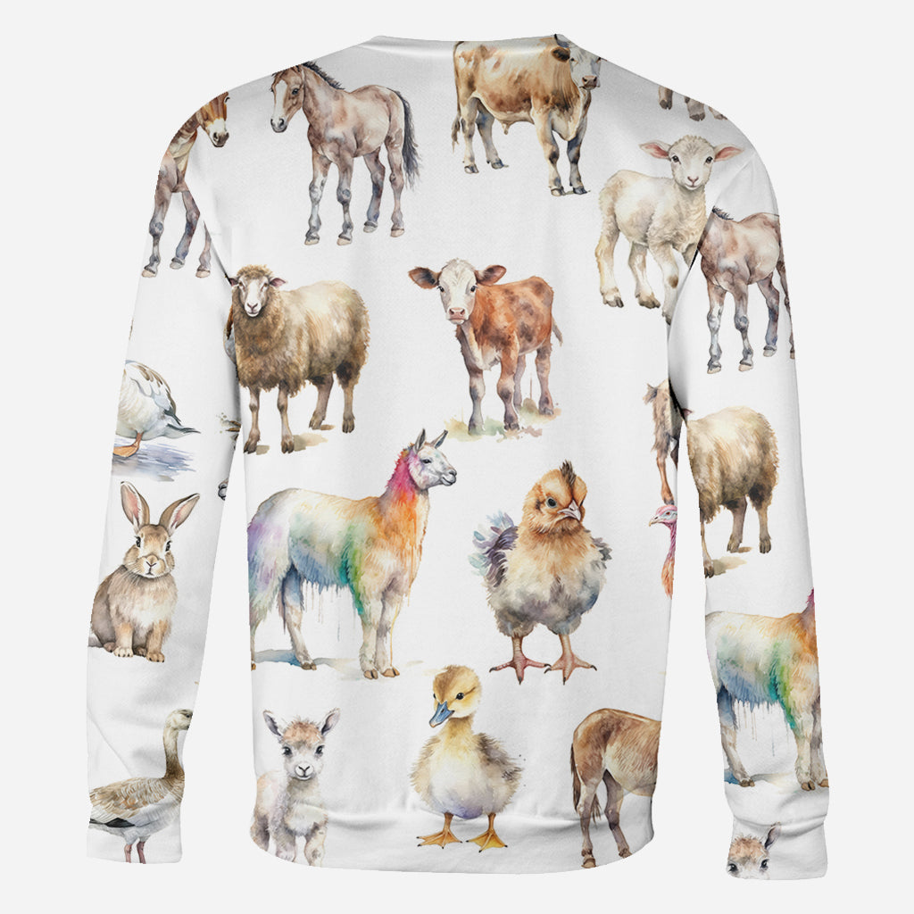 La vie est meilleure à la ferme - T-shirt personnalisé pour fermier