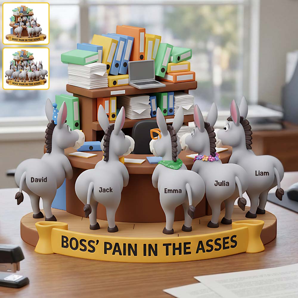 Boss' Pain - Personalized Colleague Custom Shaped Acrylic Plaque