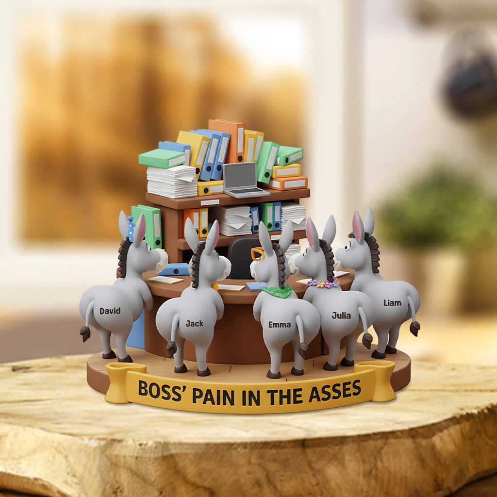 Boss' Pain - Personalized Colleague Custom Shaped Acrylic Plaque