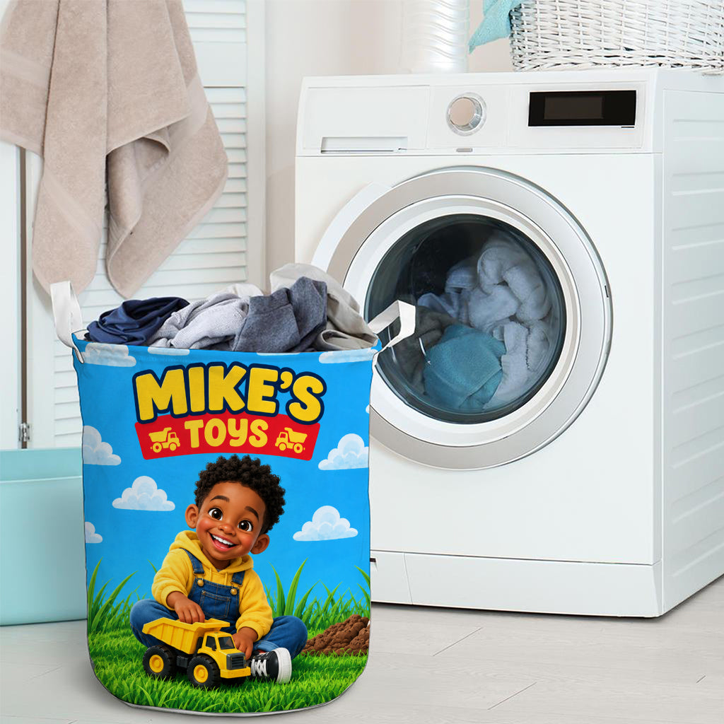 Kid Toy Organize Basket - Personalized Kid Storage Basket