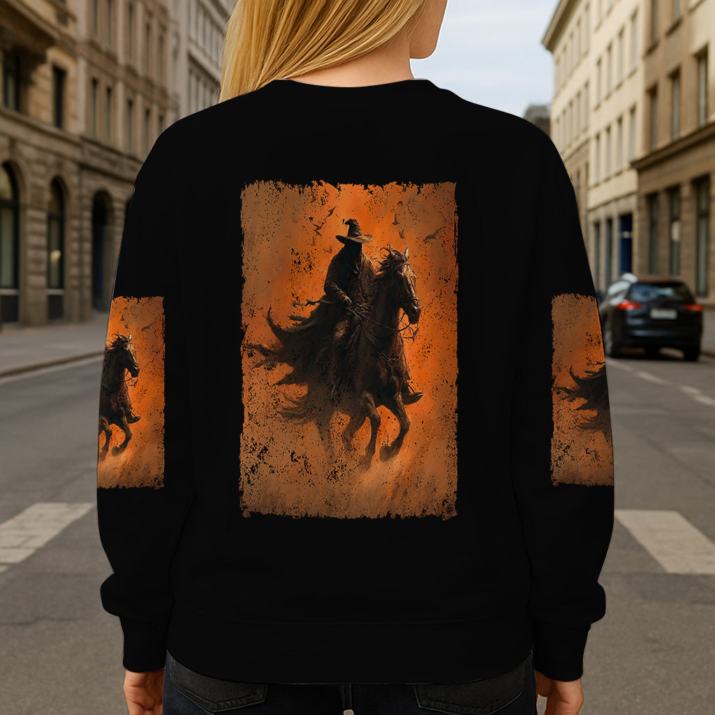 T-shirt personnalisé Halloween à cheval - T-shirt intégral Halloween