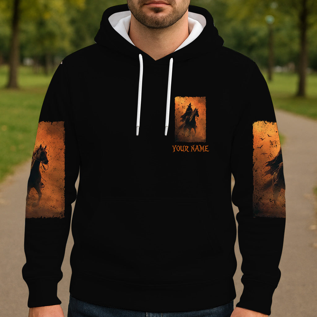 T-shirt personnalisé Halloween à cheval - T-shirt intégral Halloween
