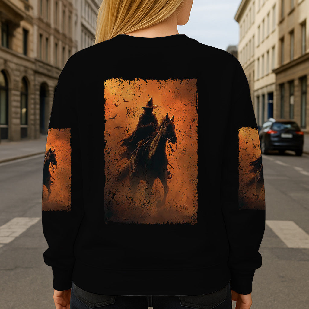 T-shirt personnalisé Halloween à cheval - T-shirt intégral Halloween