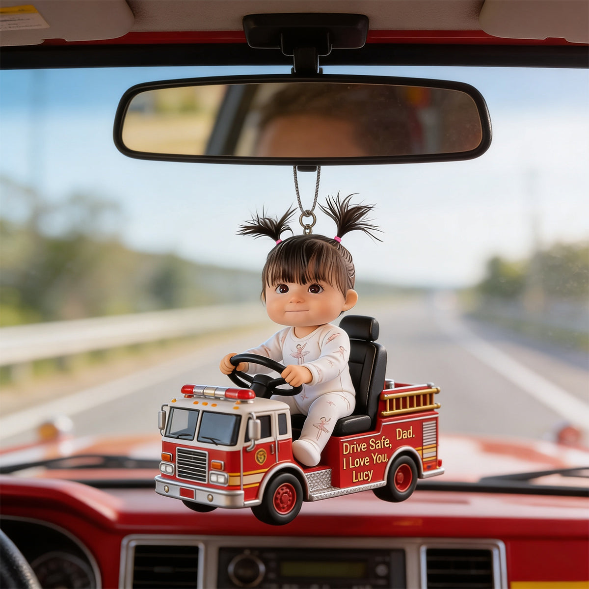 Conduisez prudemment Papa - Figurine 3D personnalisée pour père