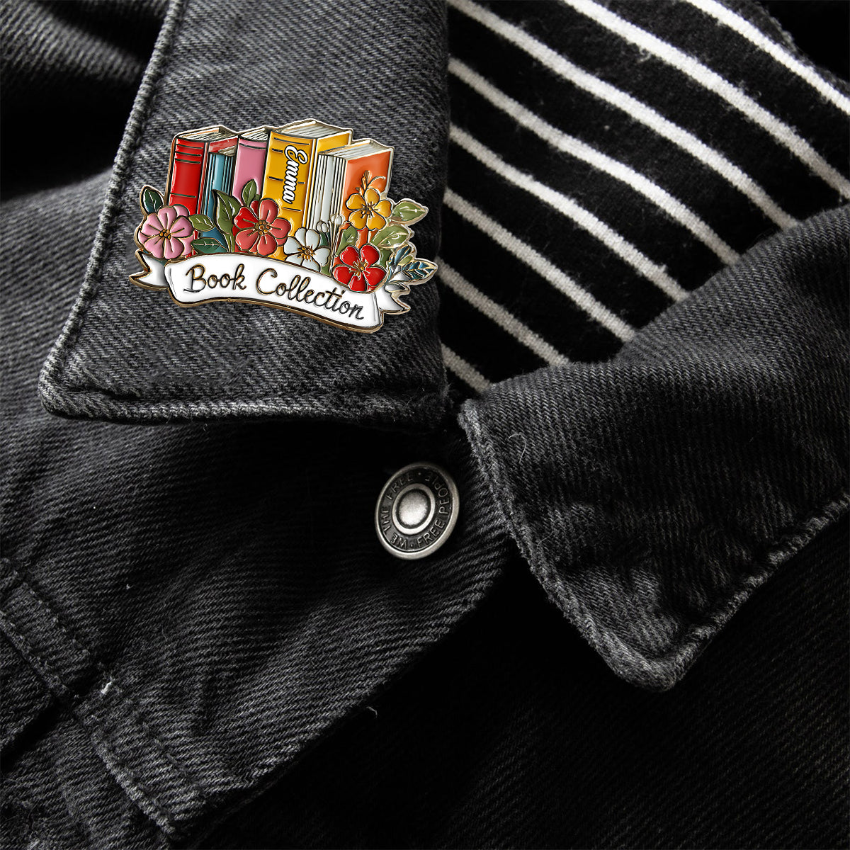Collection de livres - Épingle à livre personnalisée