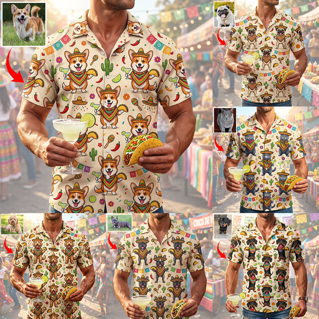 Thème Cinco De Mayo, Thème Mexicain - Chemise Hawaïenne Personnalisée Cinco de Mayo