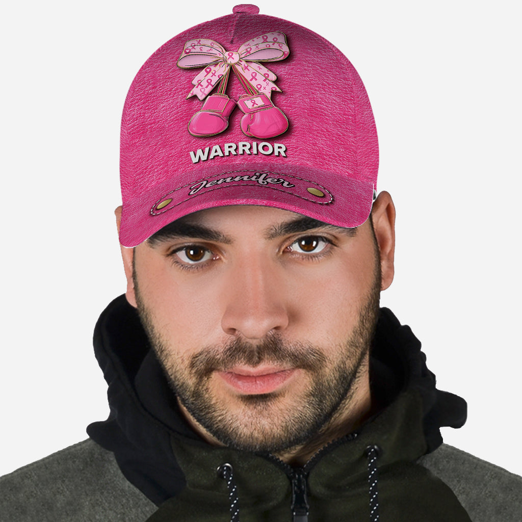 Guerrière - Casquette classique personnalisée pour la sensibilisation au cancer du sein