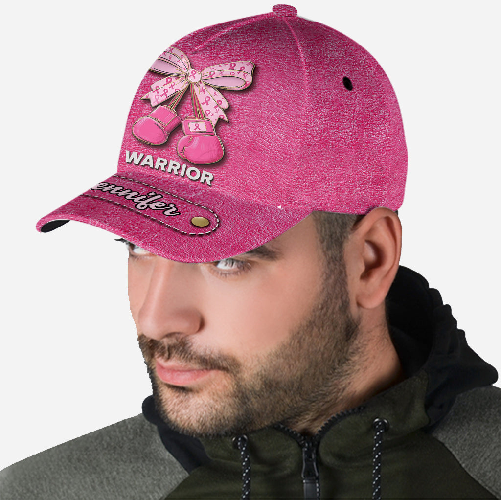 Guerrière - Casquette classique personnalisée pour la sensibilisation au cancer du sein