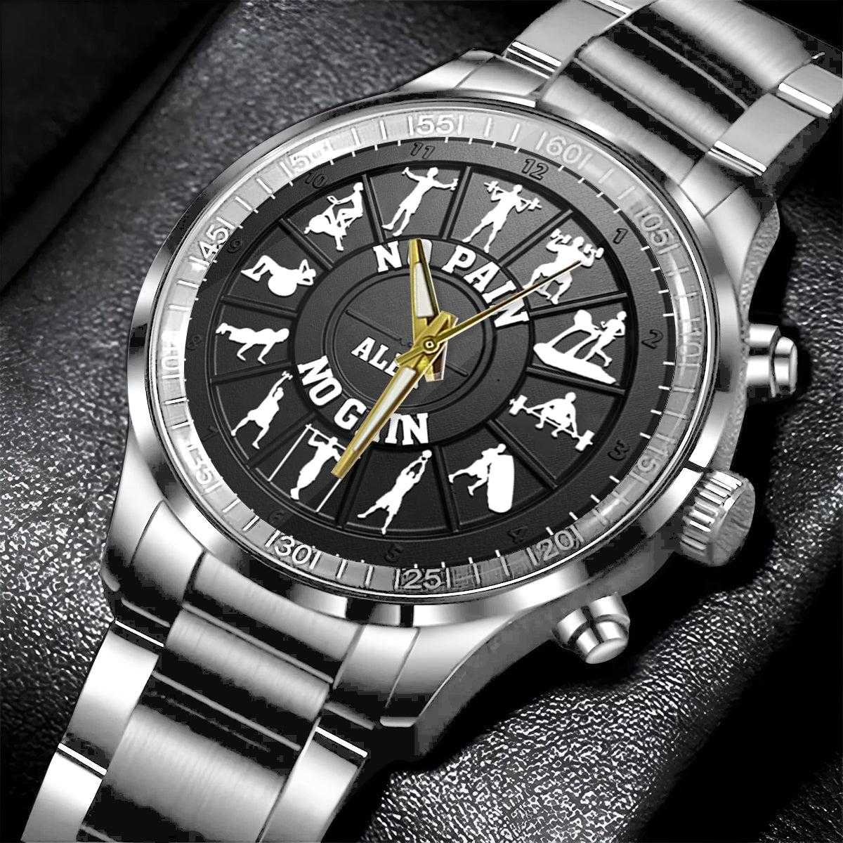 Pas de douleur, pas de gain - Montre de fitness personnalisée