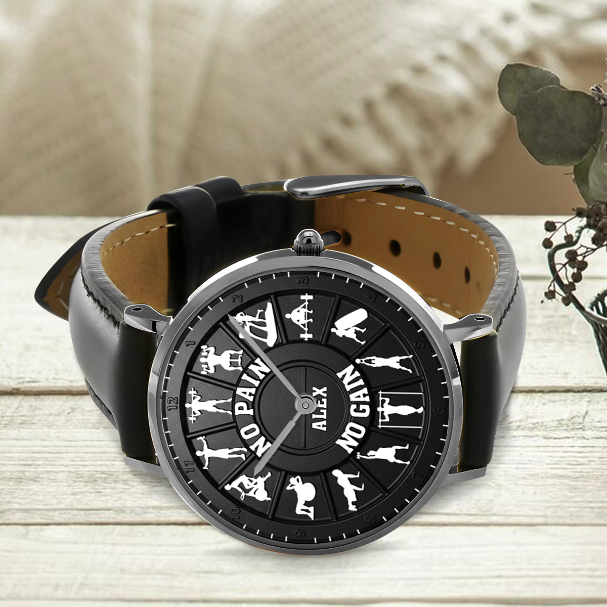 Pas de douleur, pas de gain - Montre de fitness personnalisée