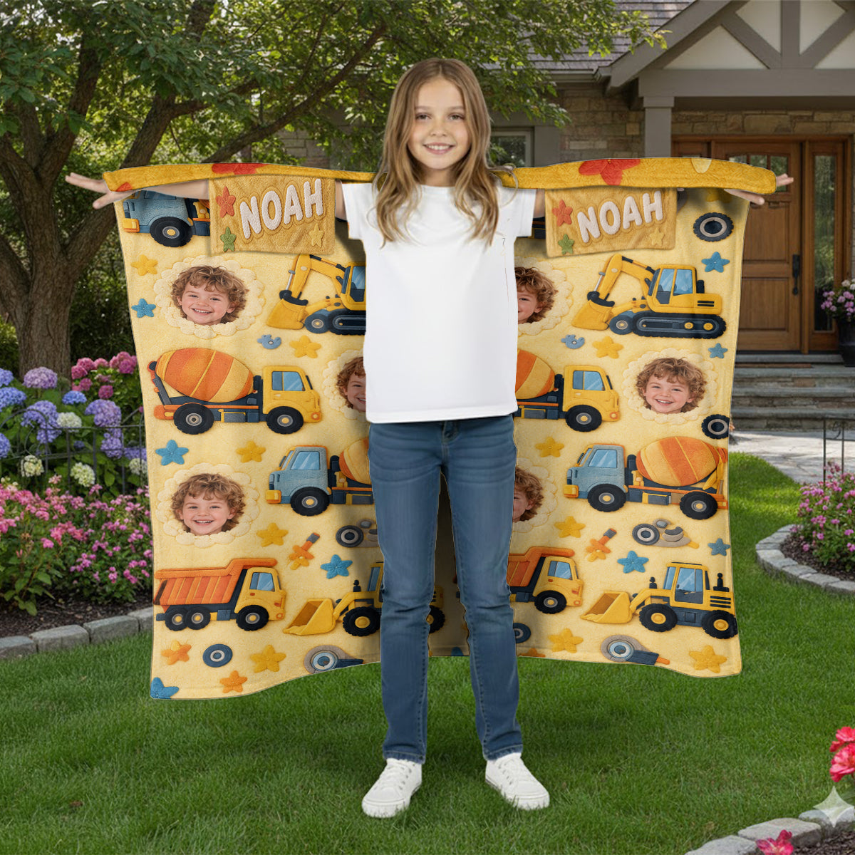 Kid's Dream - Personalized Kid Wearable Blanket