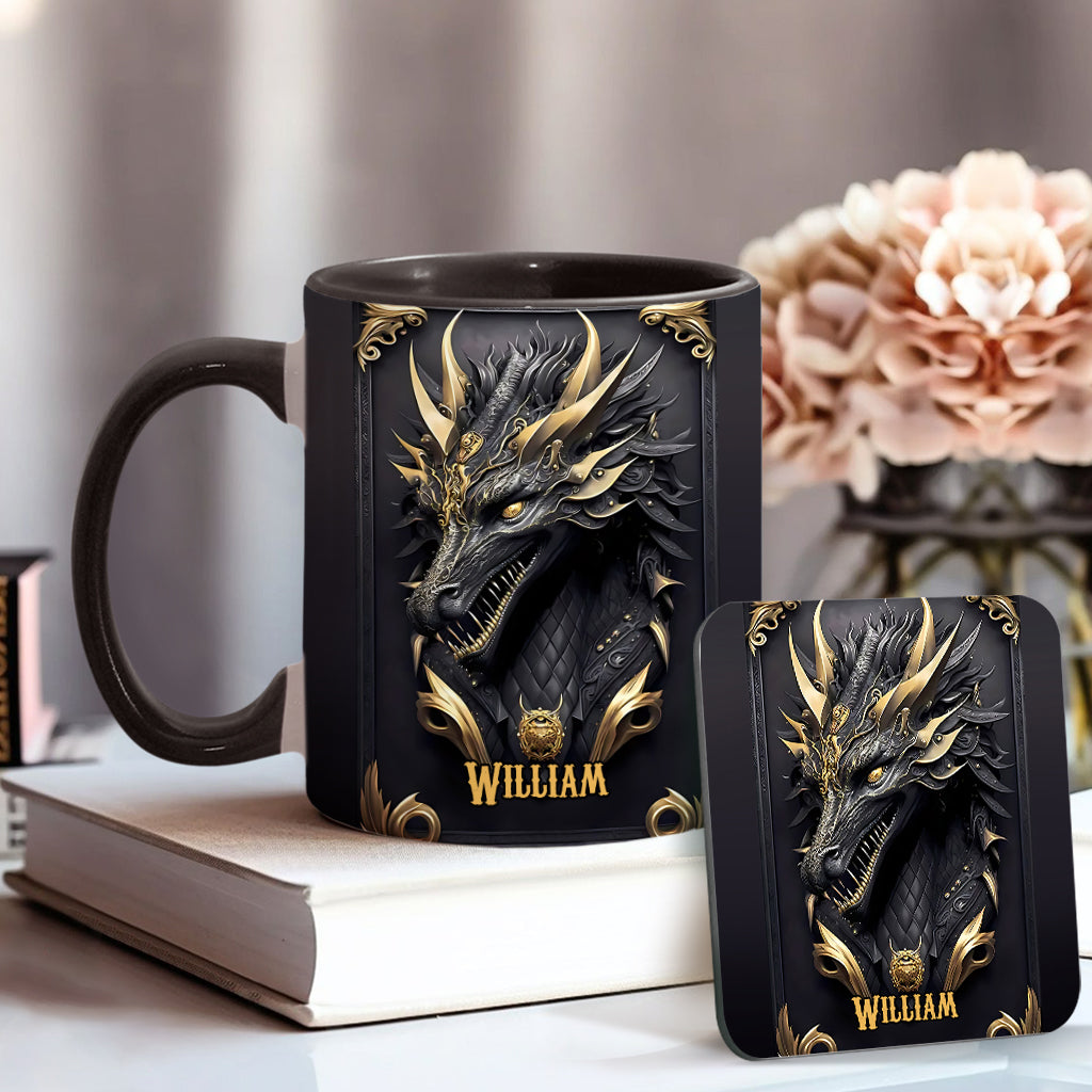 Mug personnalisé « J’adore les dragons »