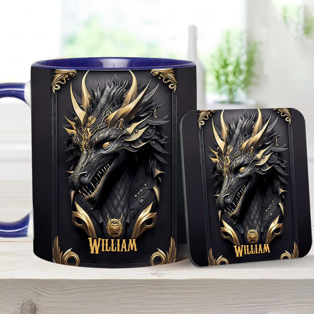 Mug personnalisé « J’adore les dragons »