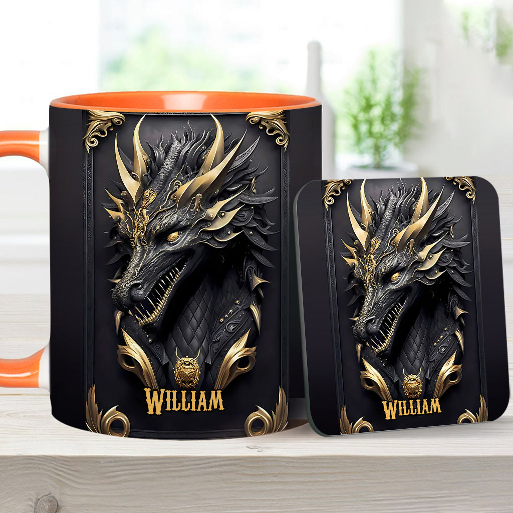 Mug personnalisé « J’adore les dragons »