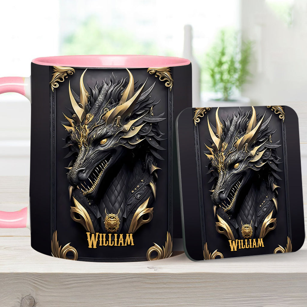 Mug personnalisé « J’adore les dragons »